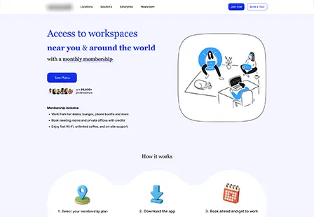 Landing page