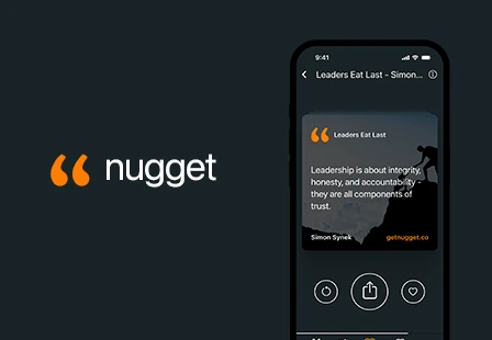 Nugget - visual quotes from books