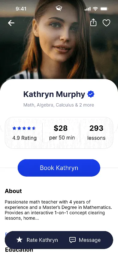 EasyTutor - tutor finding app